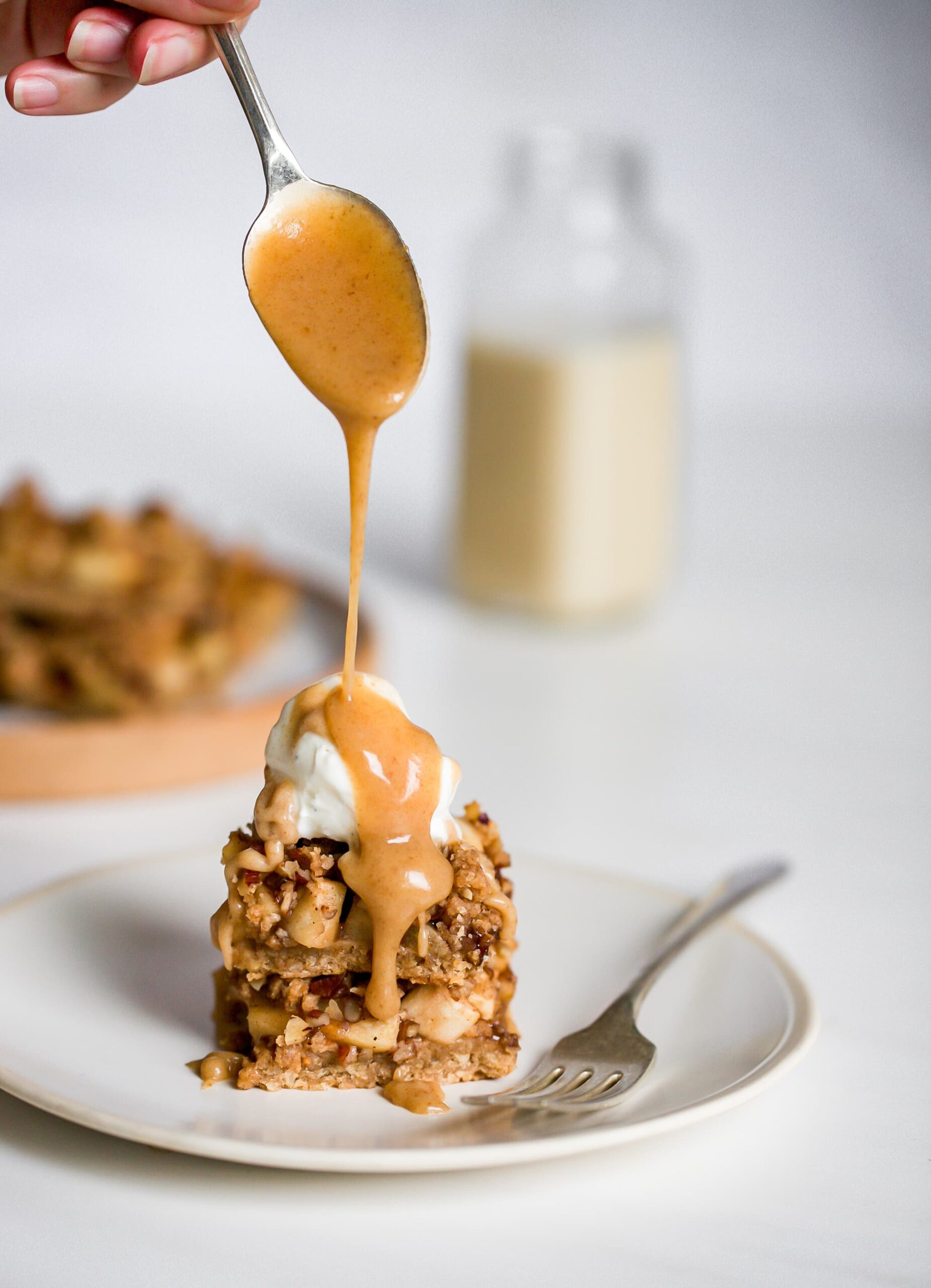 apple crumble bars