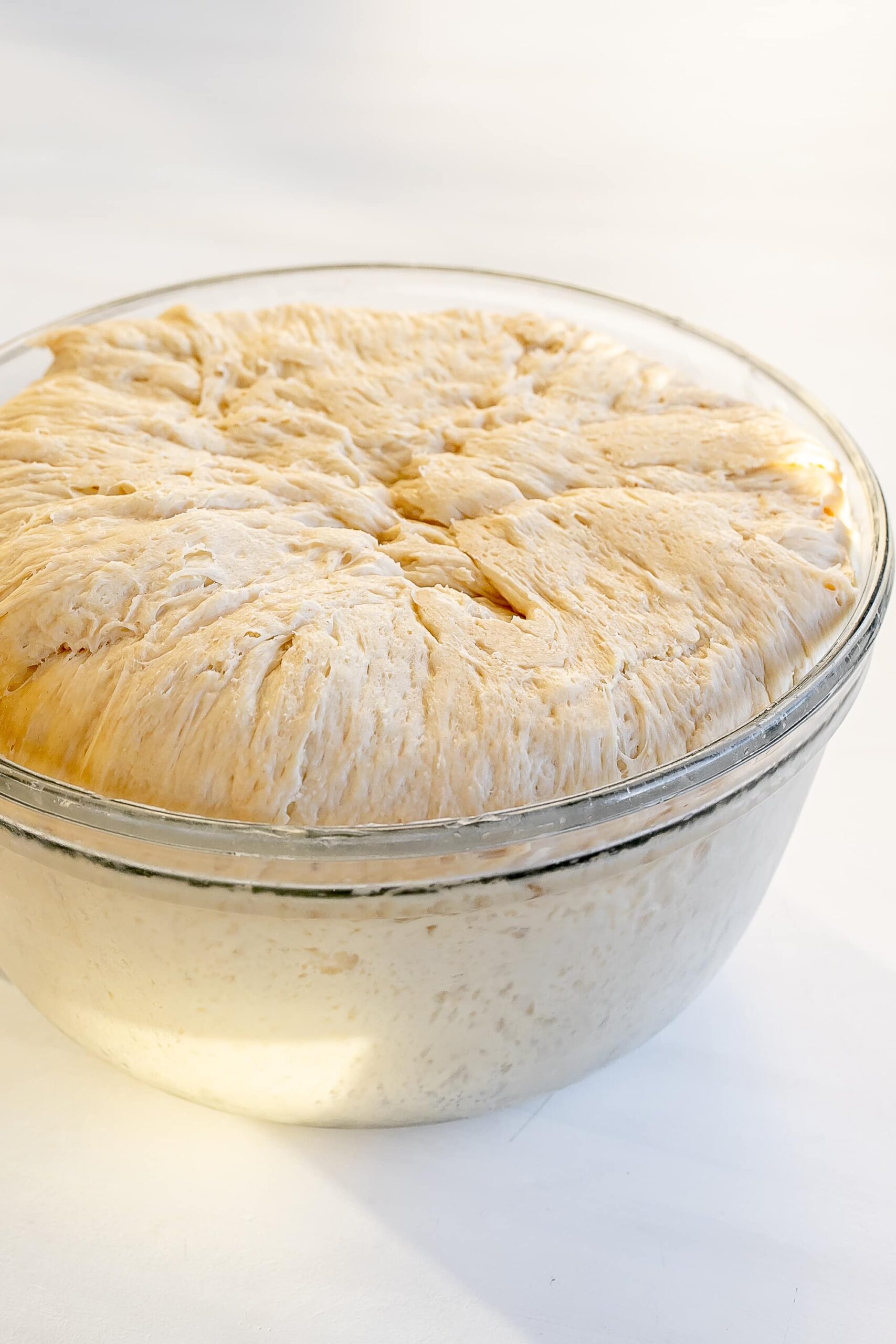 cinnamon roll dough in bowl