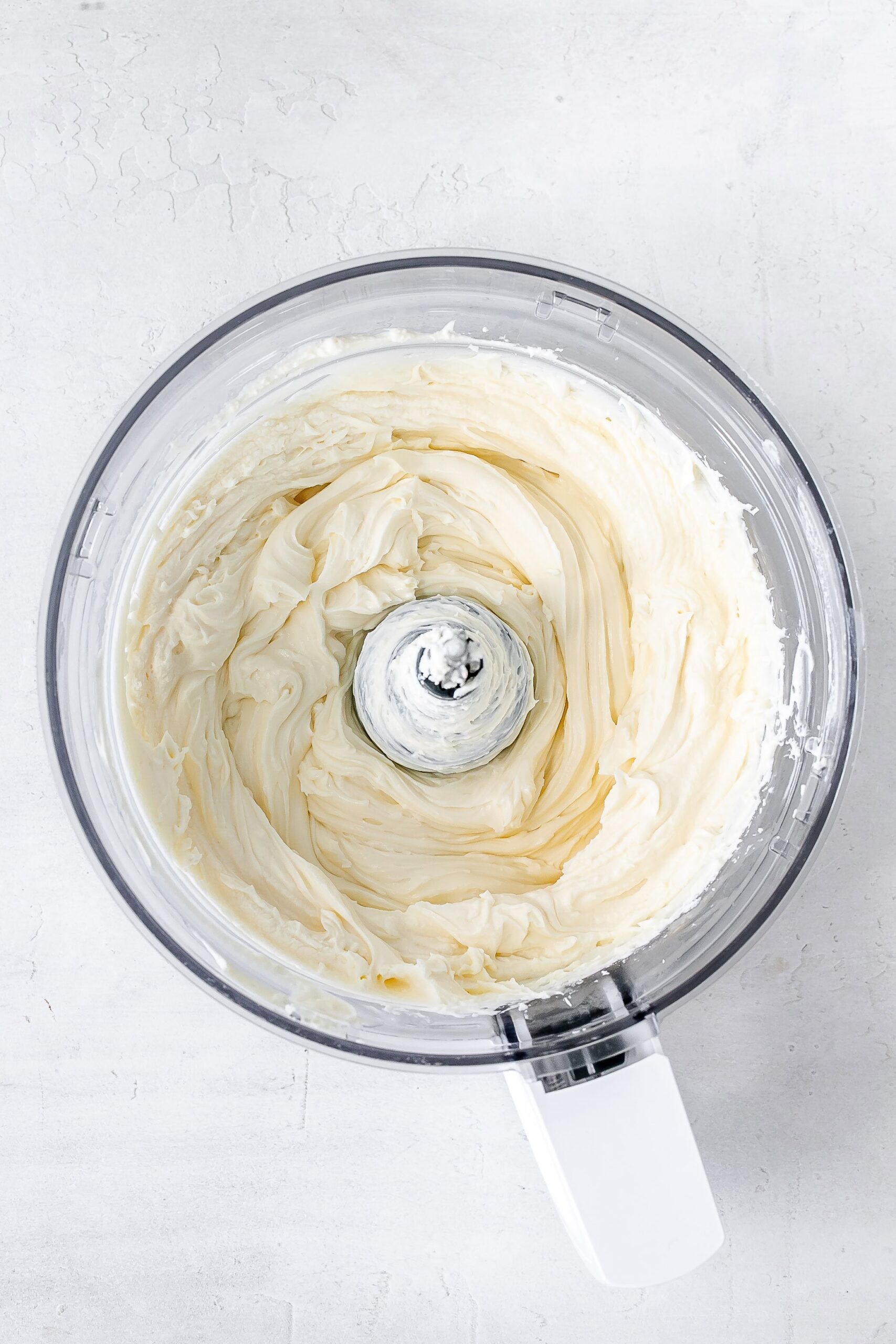 ricotta that has been whipped in food processor.