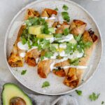 air fryer breakfast taquitos