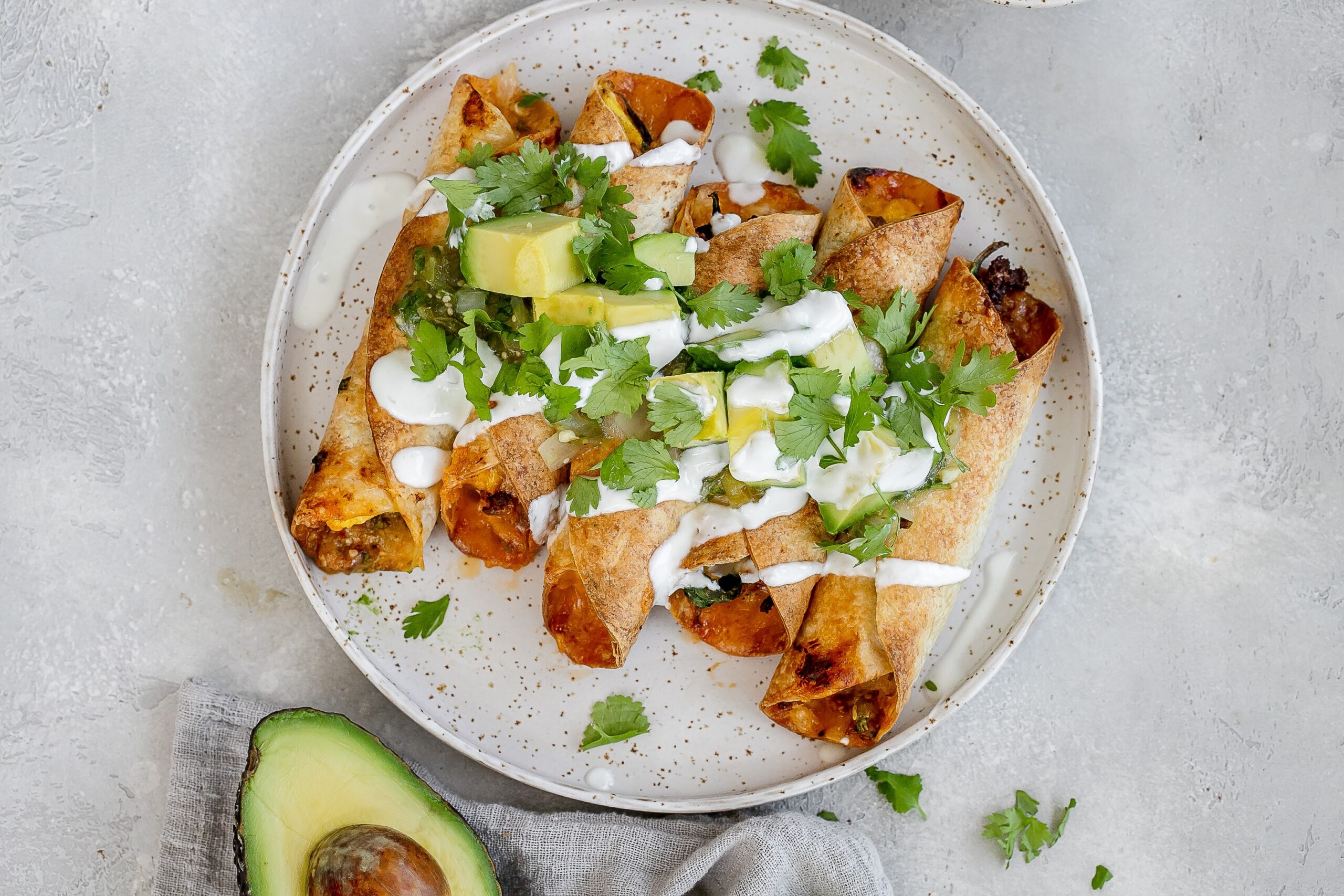 air fryer breakfast taquitos