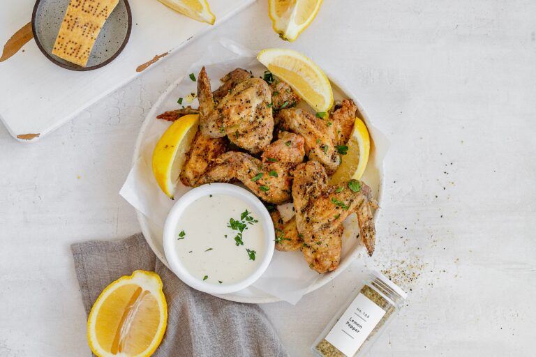air fryer lemon pepper chicken wings