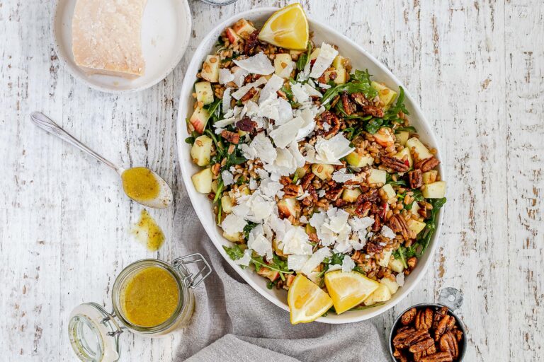 apple farro salad