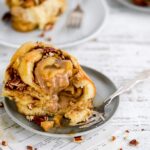 Cinnamon rolls with apple pie filling
