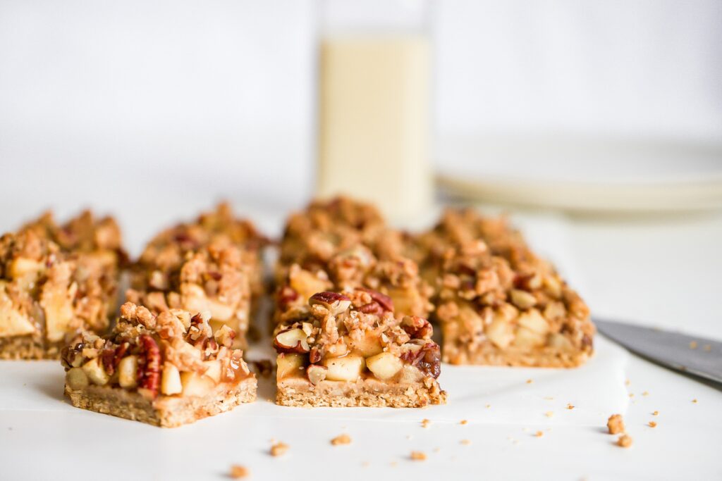 apple crumble bars