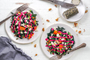 kale tahini salad