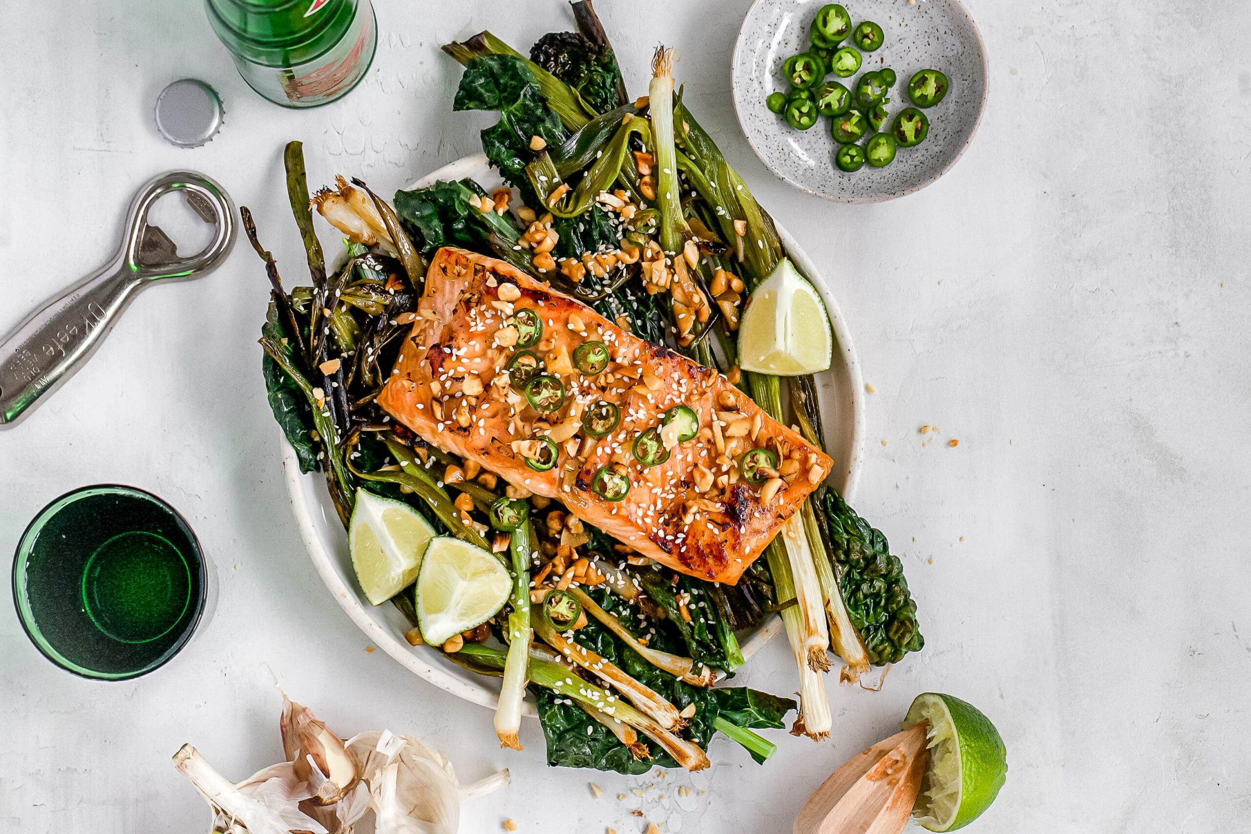 sweet and spicy salmon