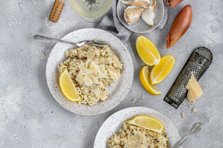 cacio e pepe risotto