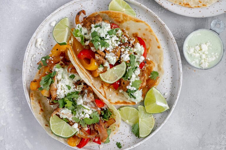 skillet chicken fajitas