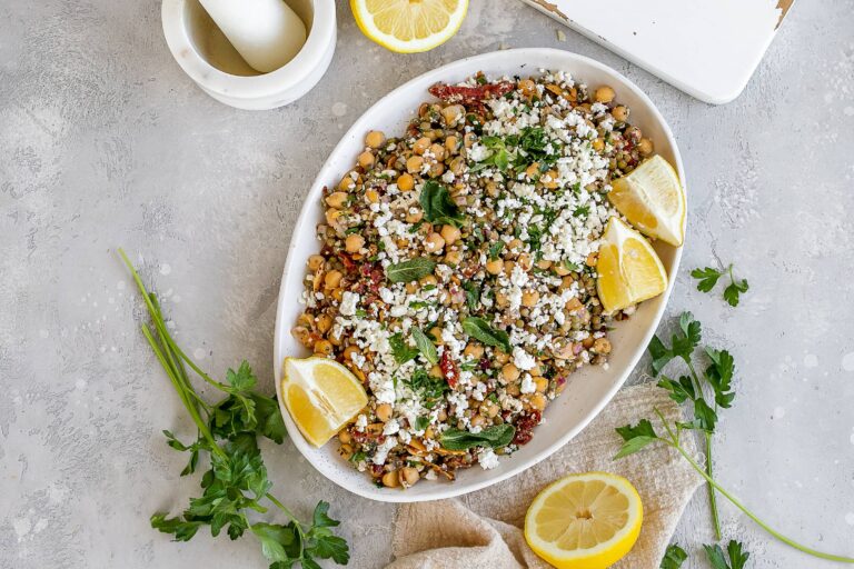 chickpea and lentil salad