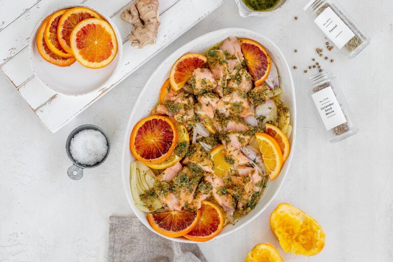 salmon with citrus