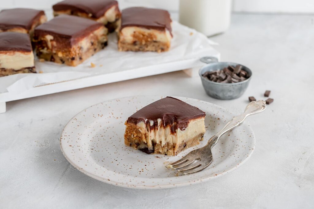 vegan cookie dough cheesecake
