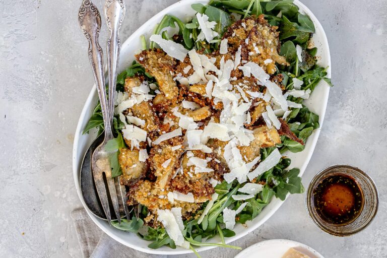 warm mushroom salad