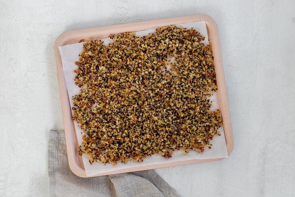 crispy quinoa