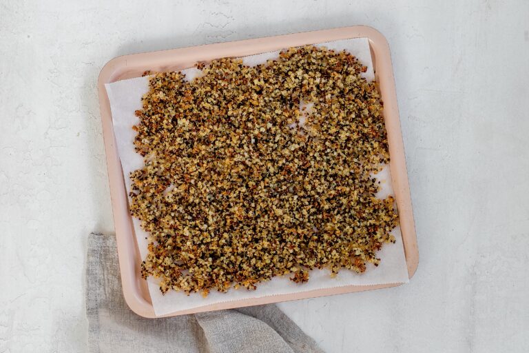 crispy quinoa