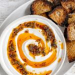 whipped feta with honey