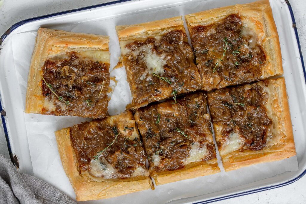 caramelized onion tart