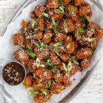 vegan general tso cauliflower