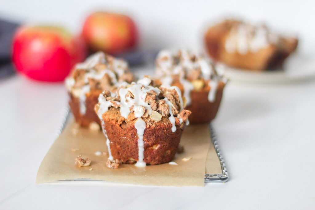 gluten free apple cinnamon muffins