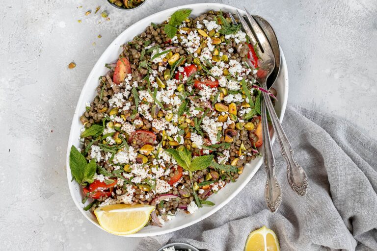Greek lentil salad