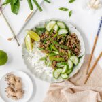 Thai pork stir fry