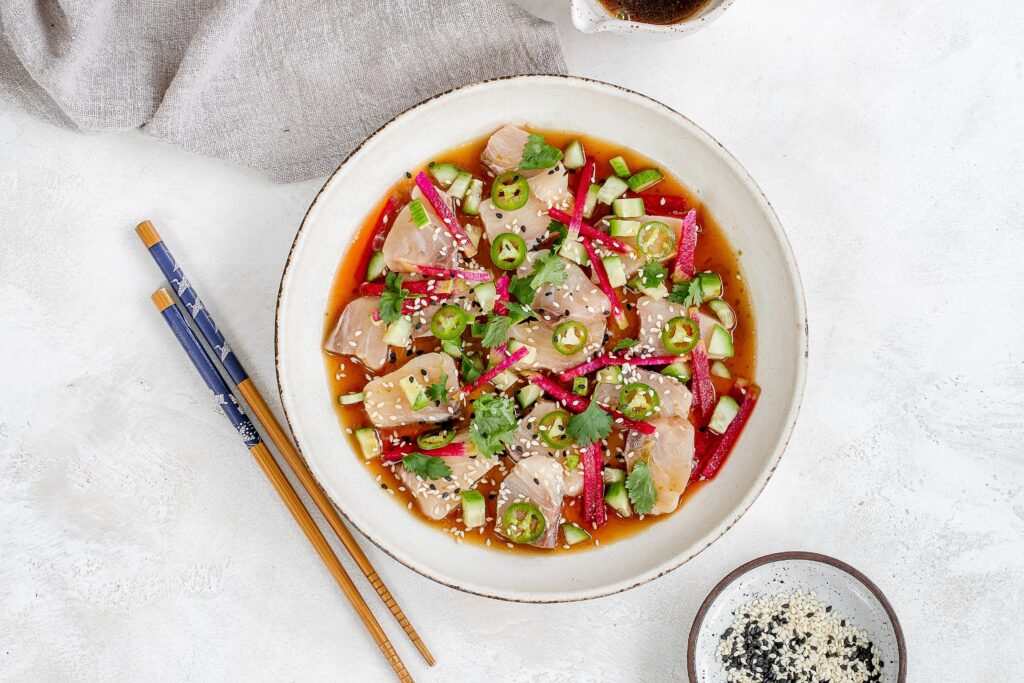 hamachi crudo