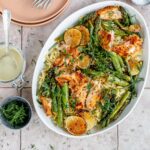 salmon and orzo