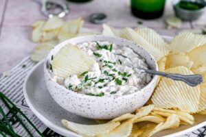 healthy french onion dip