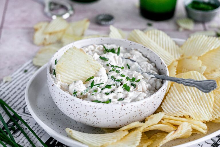 healthy french onion dip