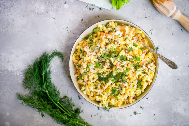 healthy macaroni salad