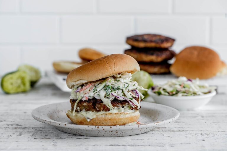 jerk chicken burger