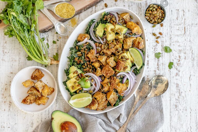 vegan kale salad