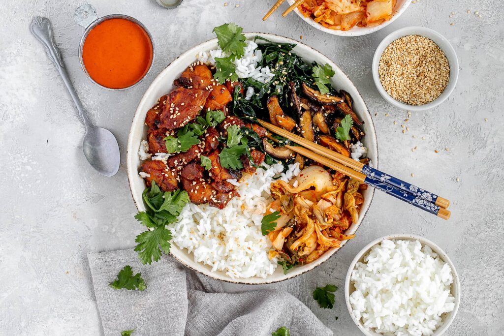 Korean chicken bowl