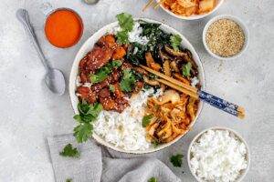 Korean chicken bowl