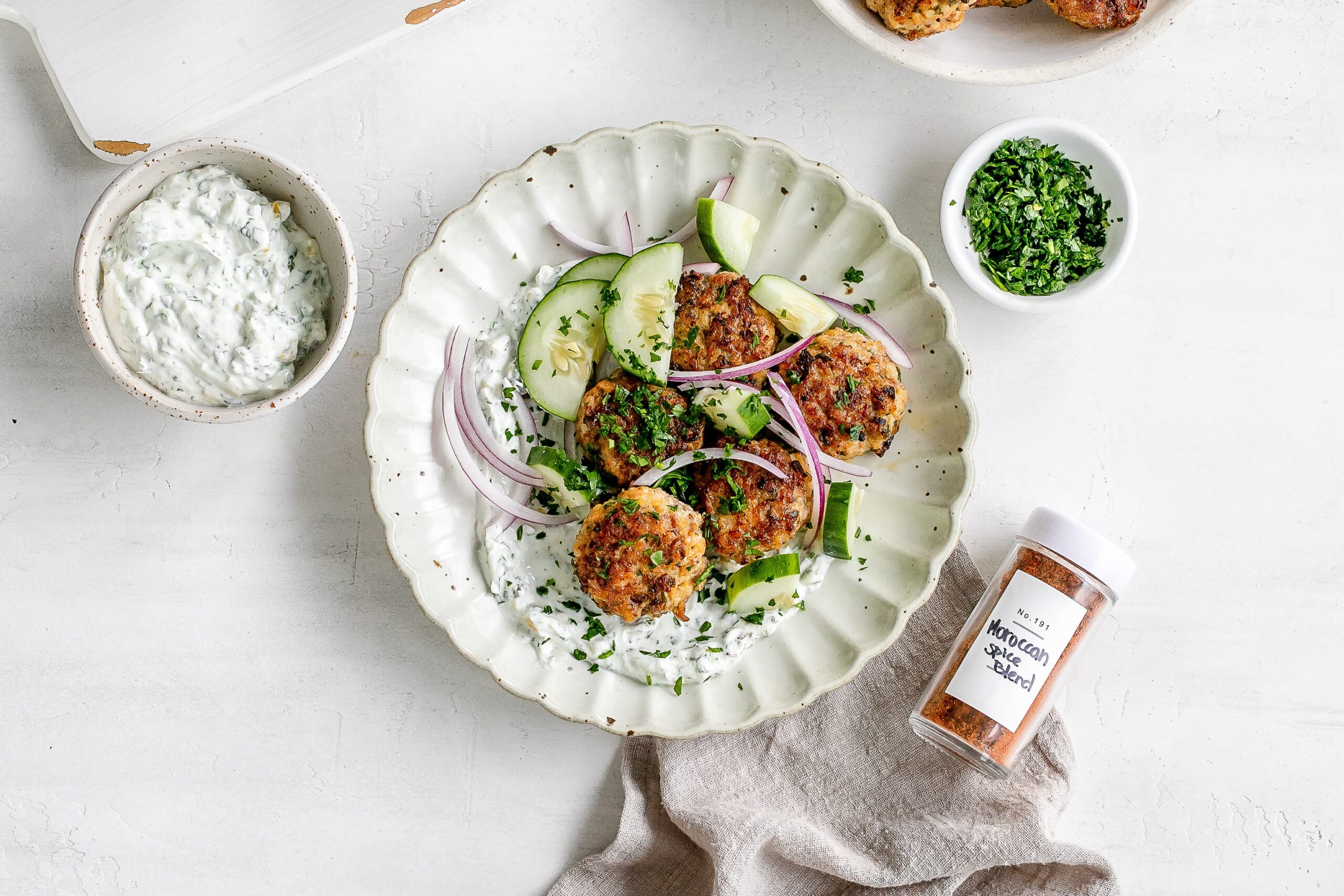 Moroccan chicken meatballs