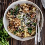 mushroom orzo risotto