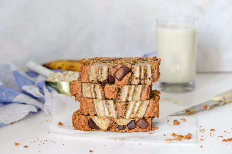 vegan chocolate chip banana bread