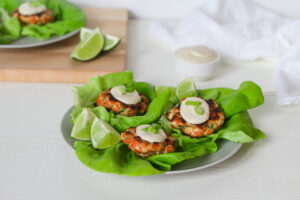healthy salmon burgers