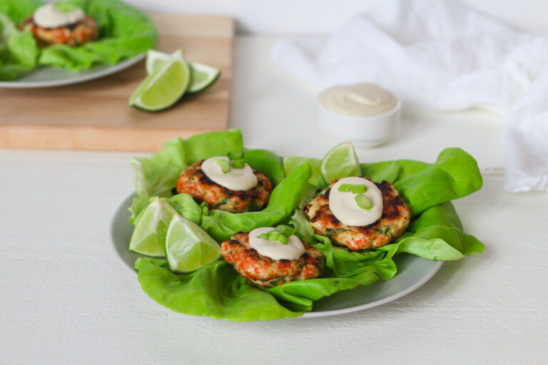 healthy salmon burgers