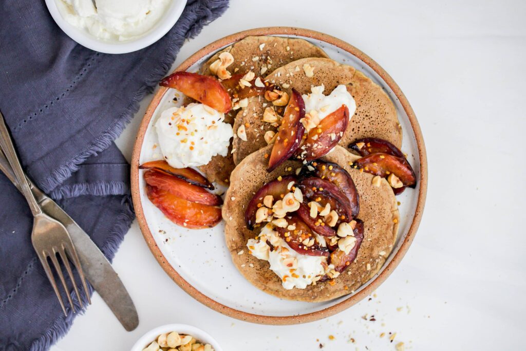 gluten free buckwheat pancakes