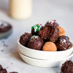 healthy chocolate truffles