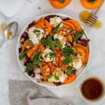 persimmon burrata salad