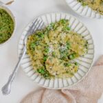 ravioli with pesto