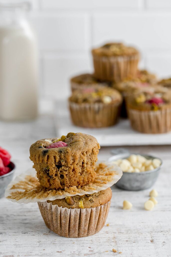 raspberry and white chocolate muffins