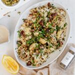roasted cauliflower with tahini