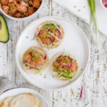 salmon tostadas