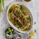salmon with oregano