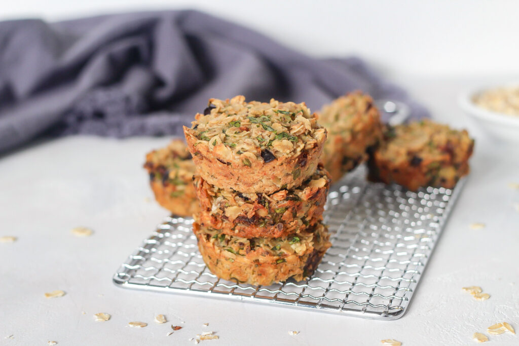 savory oatmeal muffins