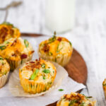 cheese and bacon muffin