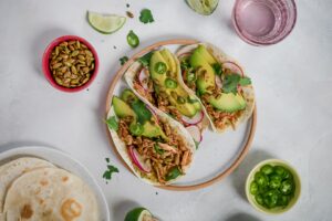 Instant Pot shredded chicken tacos